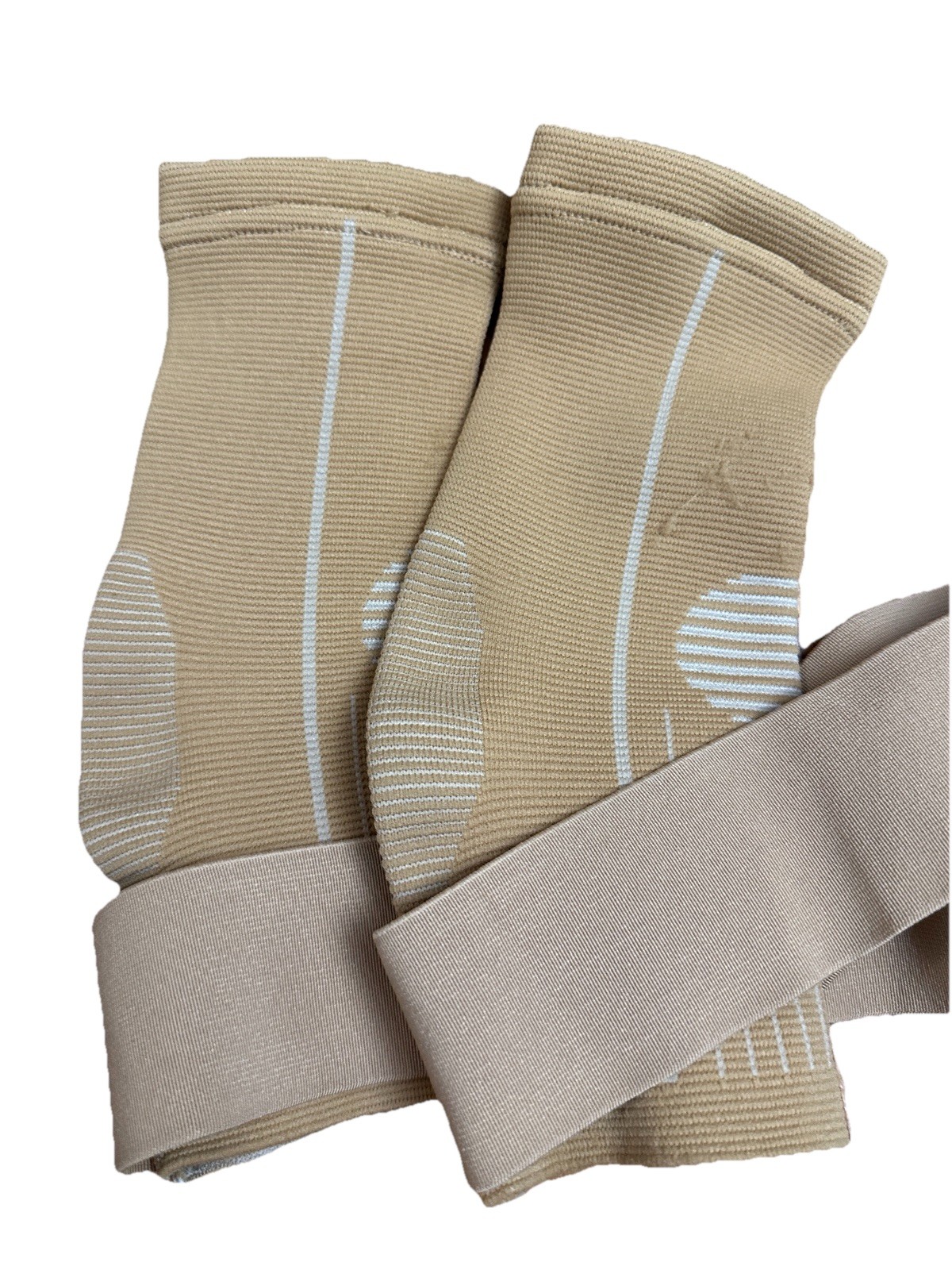 2 Ankle Support Brace Compression Sleeve Fasciitis Pain Relief Foot Wrap Read