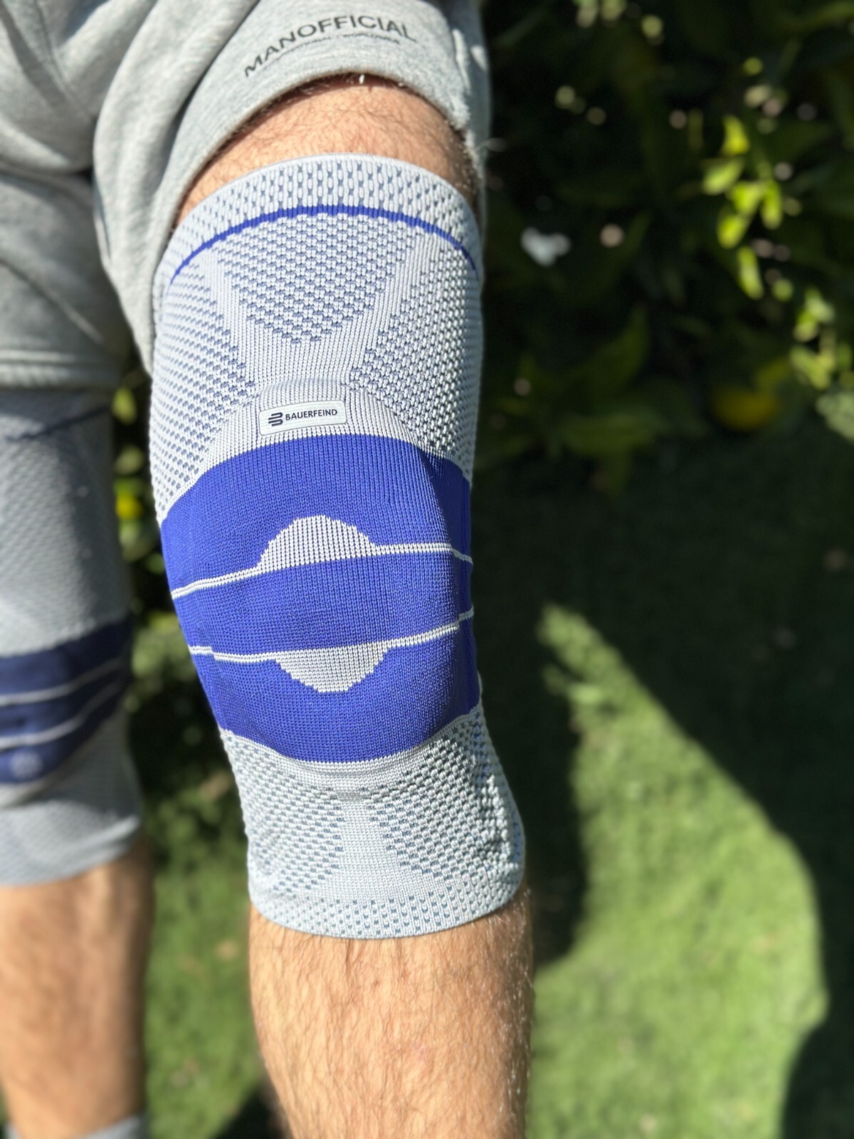 Bauerfeind GenuTrain Size 6 Knee Joint Brace Patella Support Meniscus Sleeve ACL