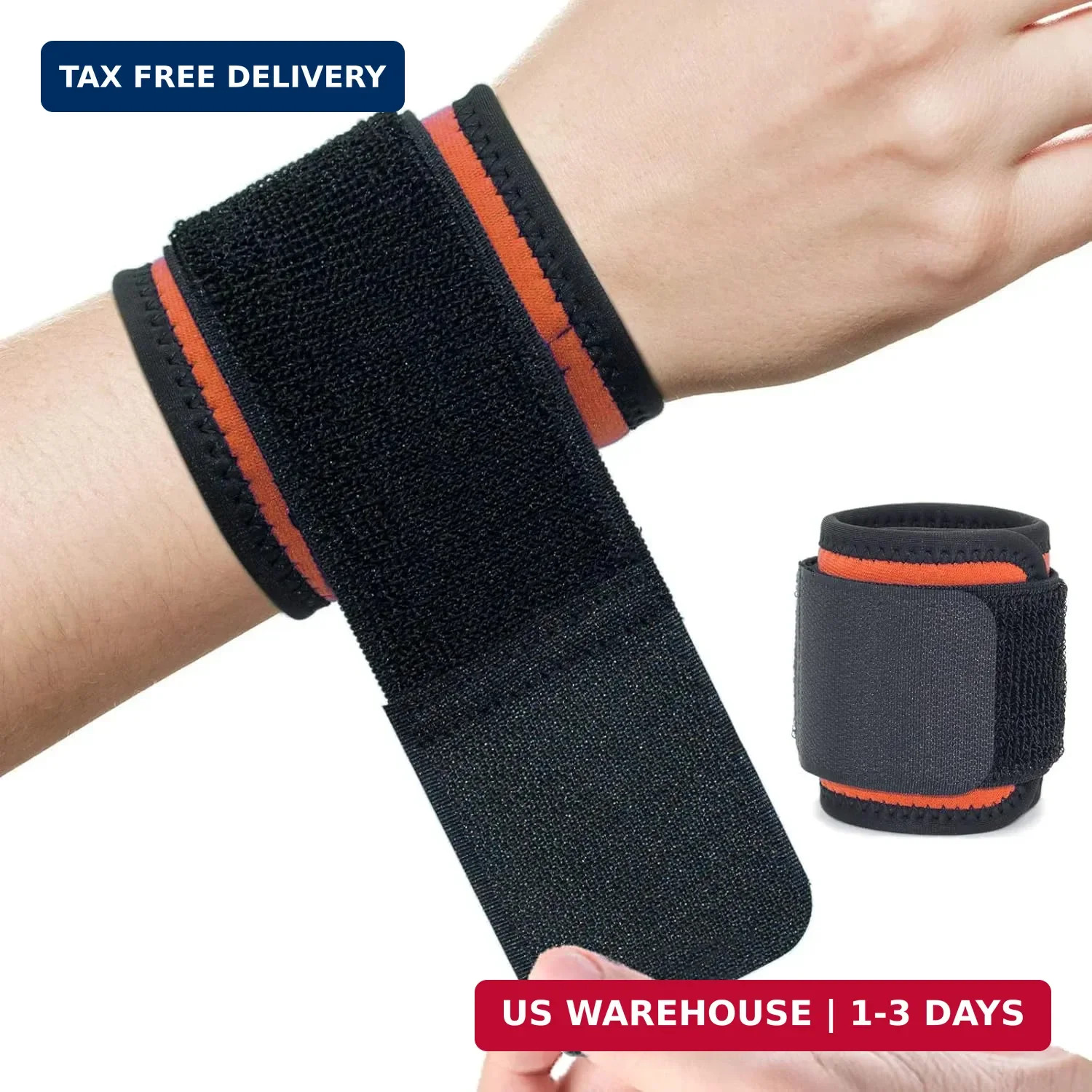 Wrist Brace, 2 PACK Wrist Wraps for Carpal Tunnel for Women, Highly Elastic Comp