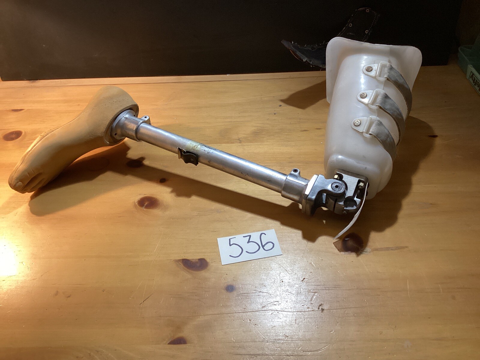 Rare Artificial Prosthetic Peg Leg Left Foot See Pictures For Condition / Size
