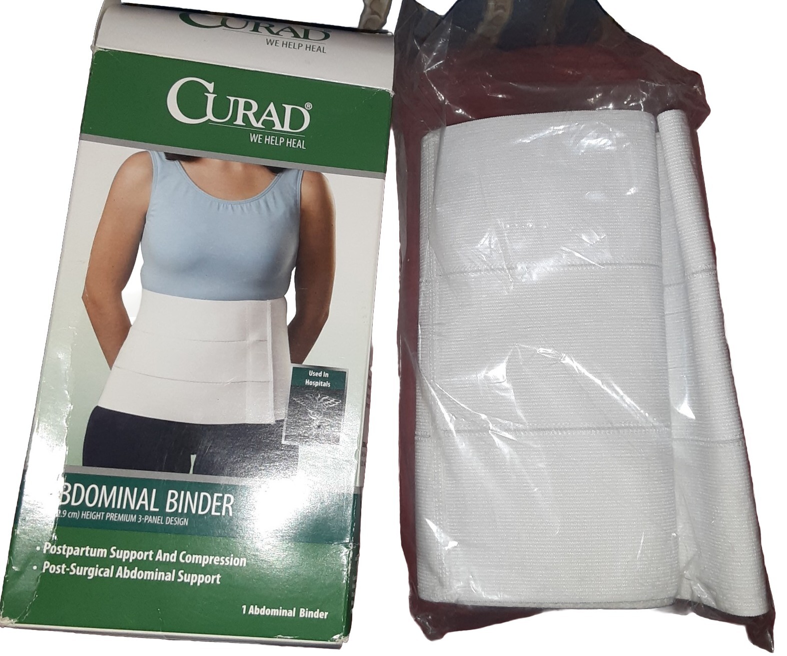 Curad Abdominal Binder Support Large/Extra Large Postpartum Post Surgical New