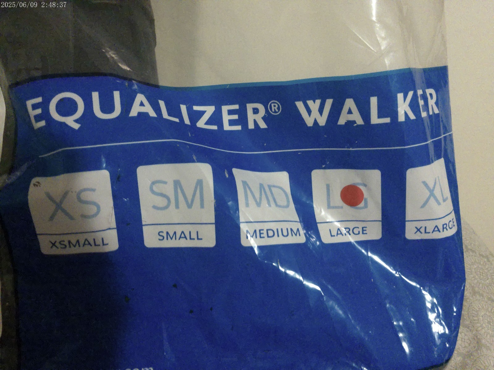 OSSUR Equalizer Walker high top boot LR WO800blk new in package w/ instructions