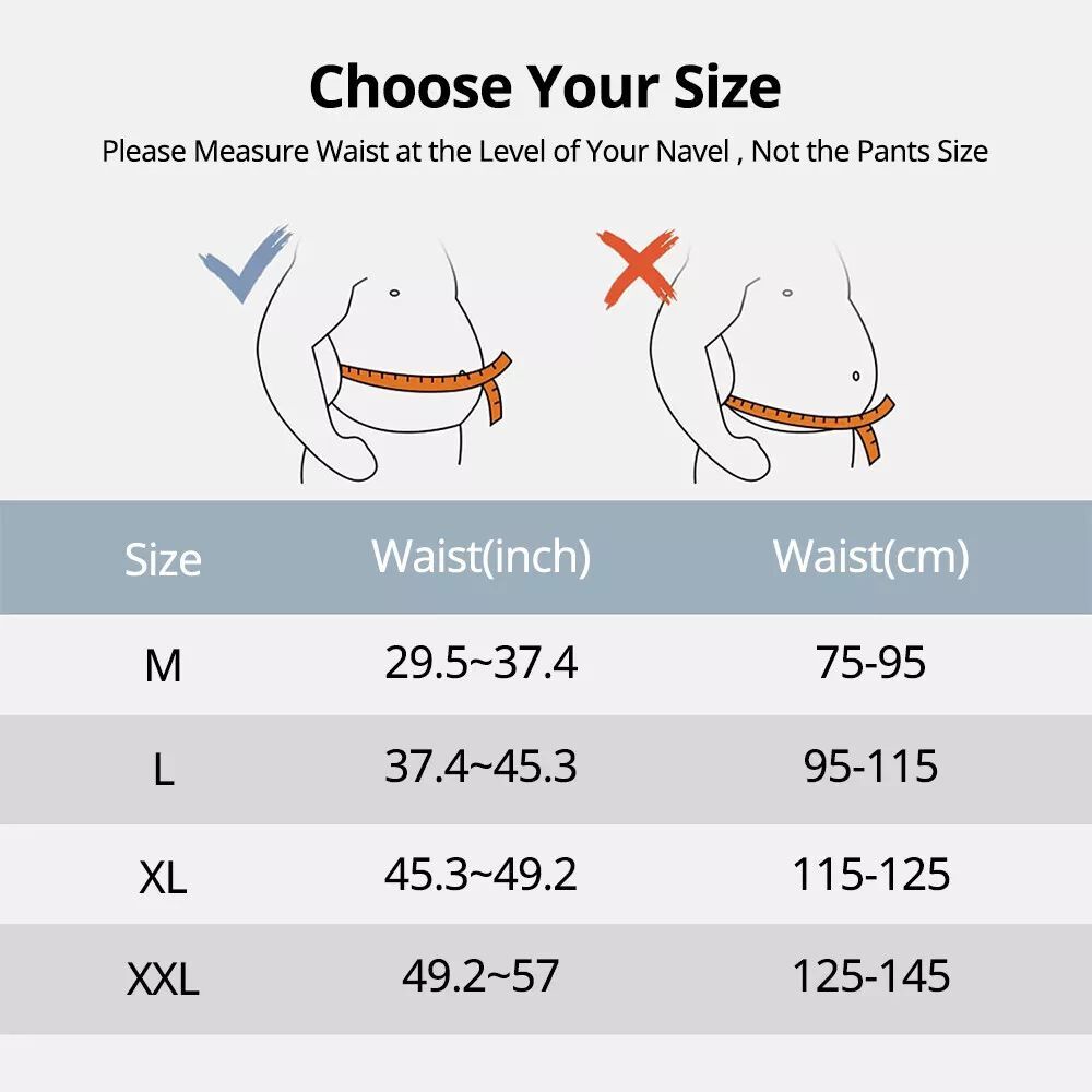 Adjustable Lower Back Brace Lumbar Support Waist Belt For Men Women Pain Relief+