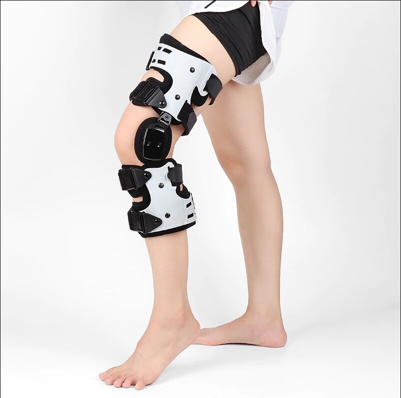 Soporte para Rodilla Rodillera para Artritis Ligamentos Medial con bisagras