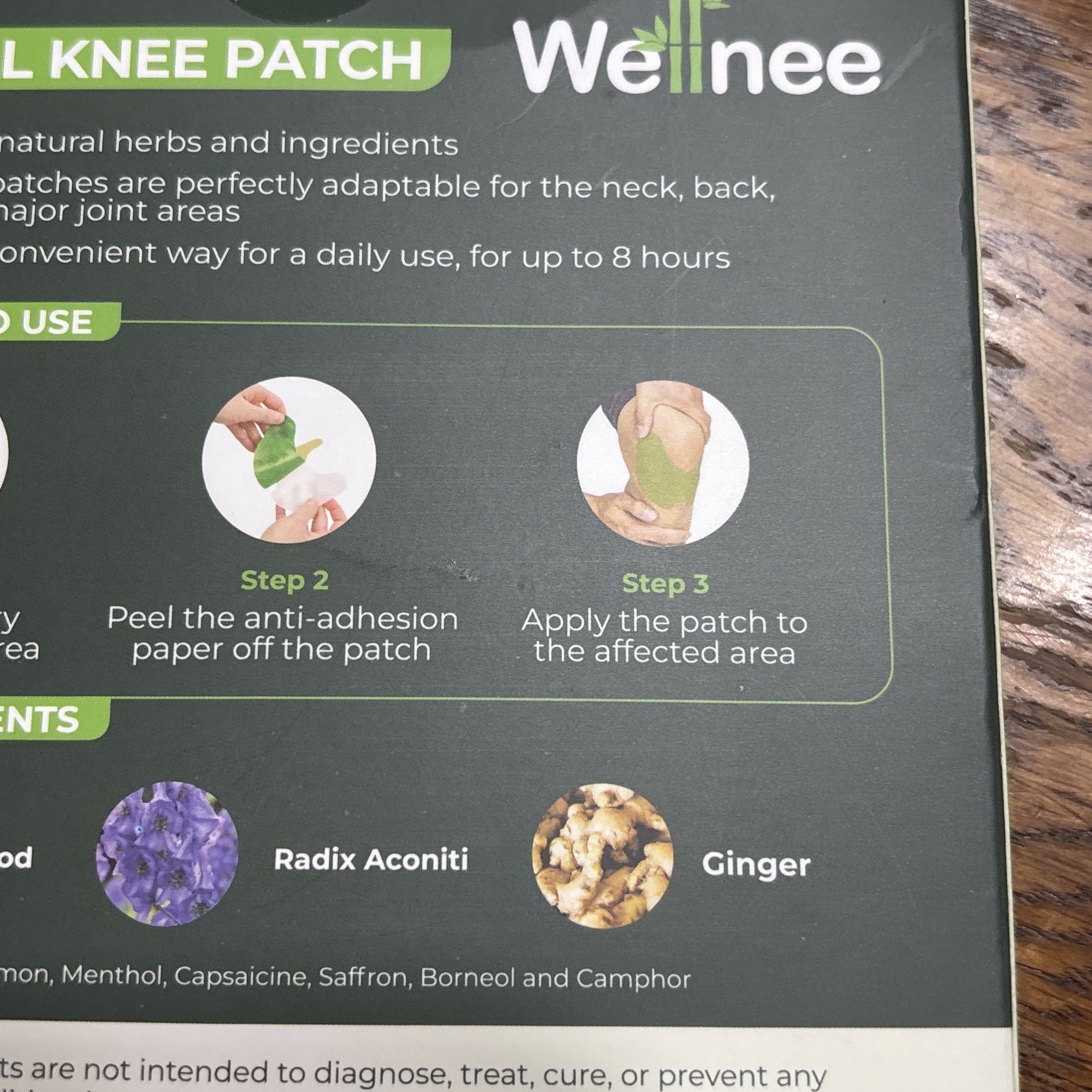 Wellnee Original Herbal Knee Patch – Wellknee Plaster for Knee Support & Musc…