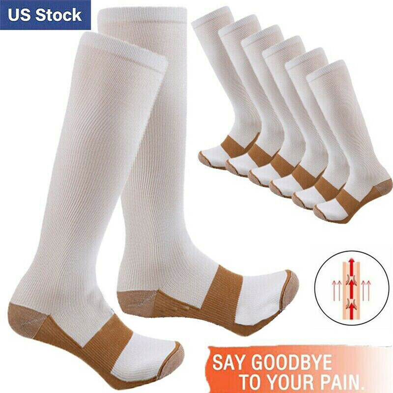Compression Socks Women Men Graduated Support Hose Best for Varicose Veins 20-30