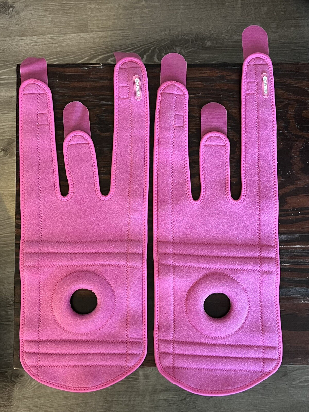 AVIDDA Knee Support Knee Brace Protective Gear Arthritis Pink Sz L/XL Set 2 NEW!