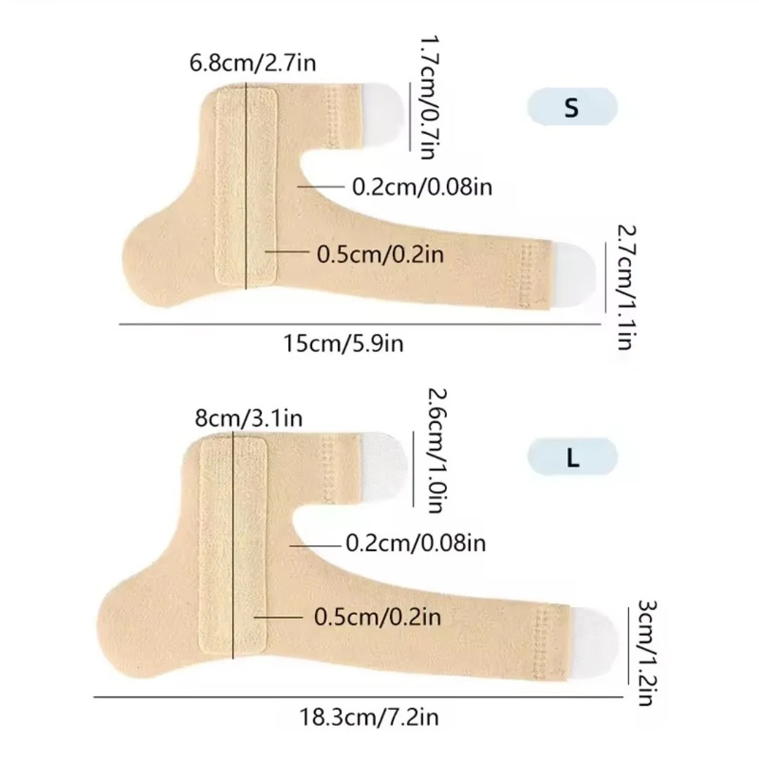 Adjustable Thumb Splint Liner, Elastic Thumb Support for Tendonitis & Arthritis,