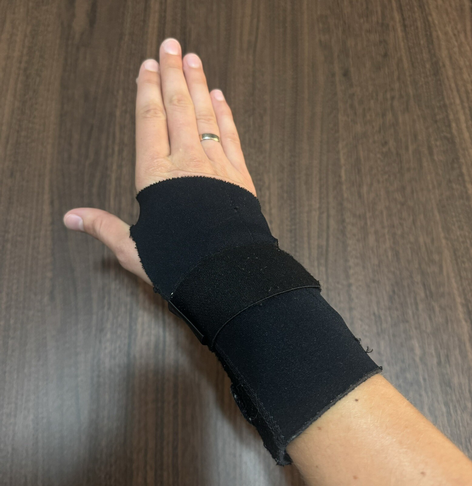 Right Hand Wrist Support Braces Relief Wrist Joint Sports Black Size S/M