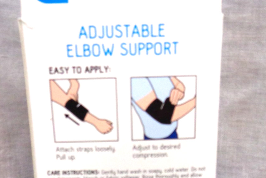 SMART SENSE Adjustable Elbow Support ~ 1 Brace ~ One Size ~ NEW!