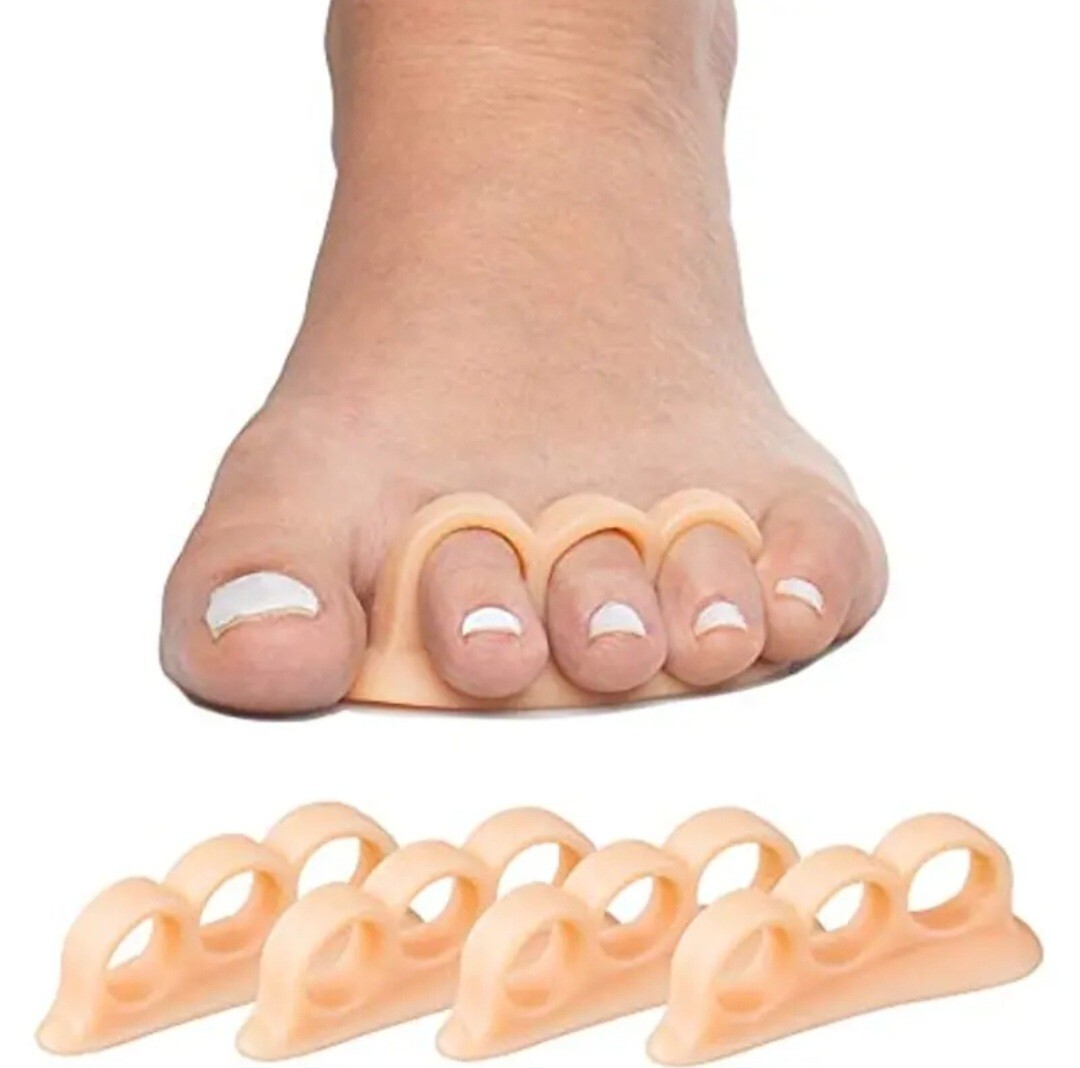2pcs Hammertoe Corrector Gel Toe Straighteners RealignBent Crooked Curled Toes