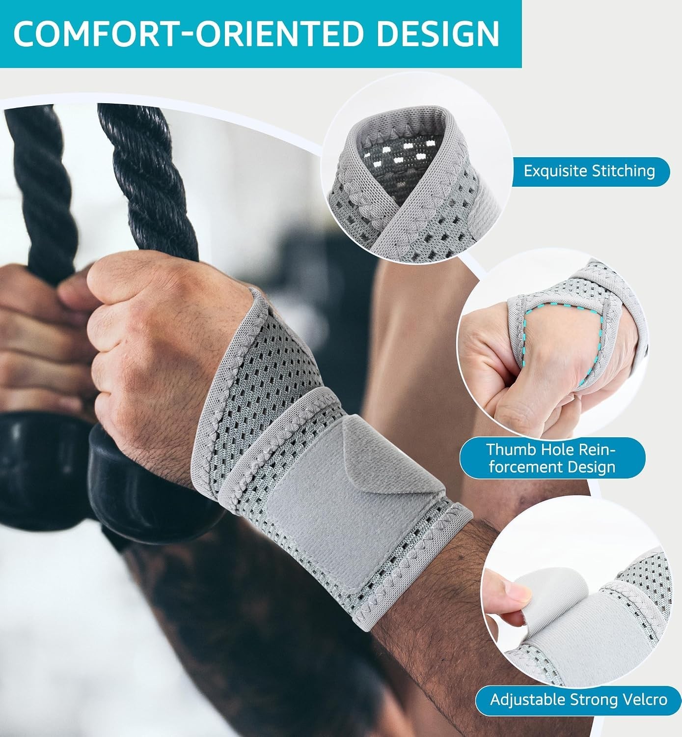 2-Pack Ultra-Thin Mesh – Breathable, Adjustable Wrist Support for Workouts & …
