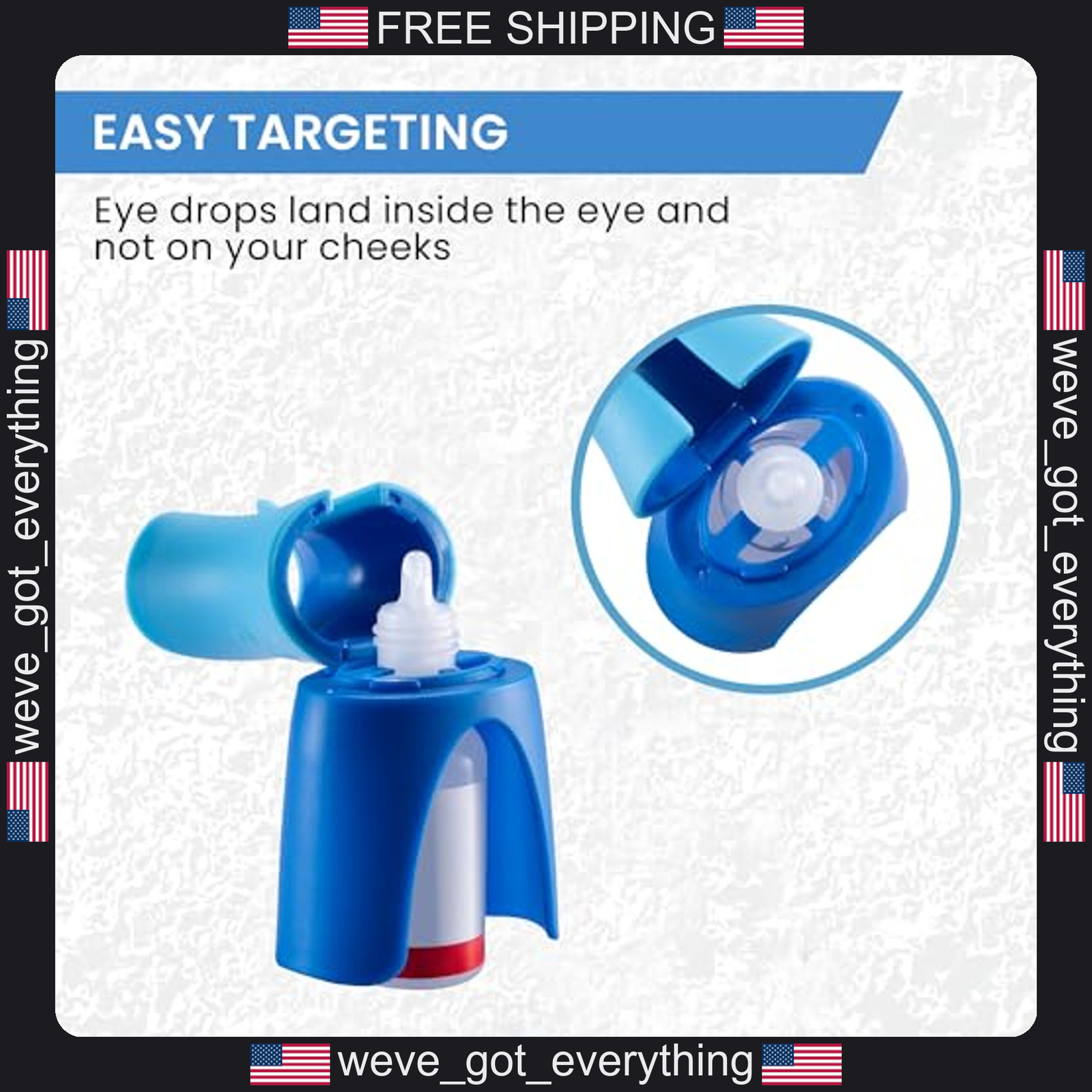 Remedic Eye Drop Guide for Precise Application Arthritis Friendly
