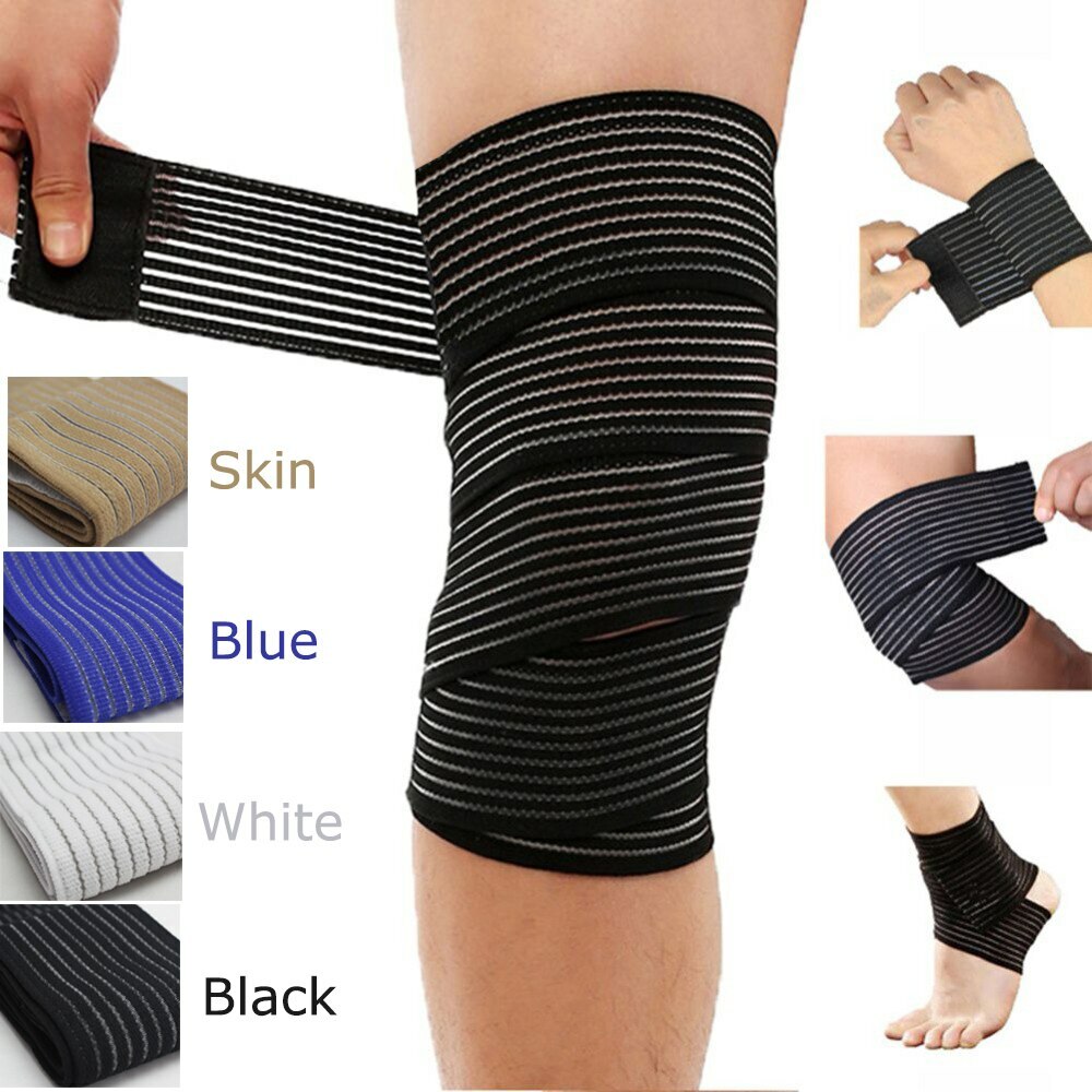 Vendaje De Compresión De Alta Elasticidad Cinta De Kinesiología Protector Cuerpo
