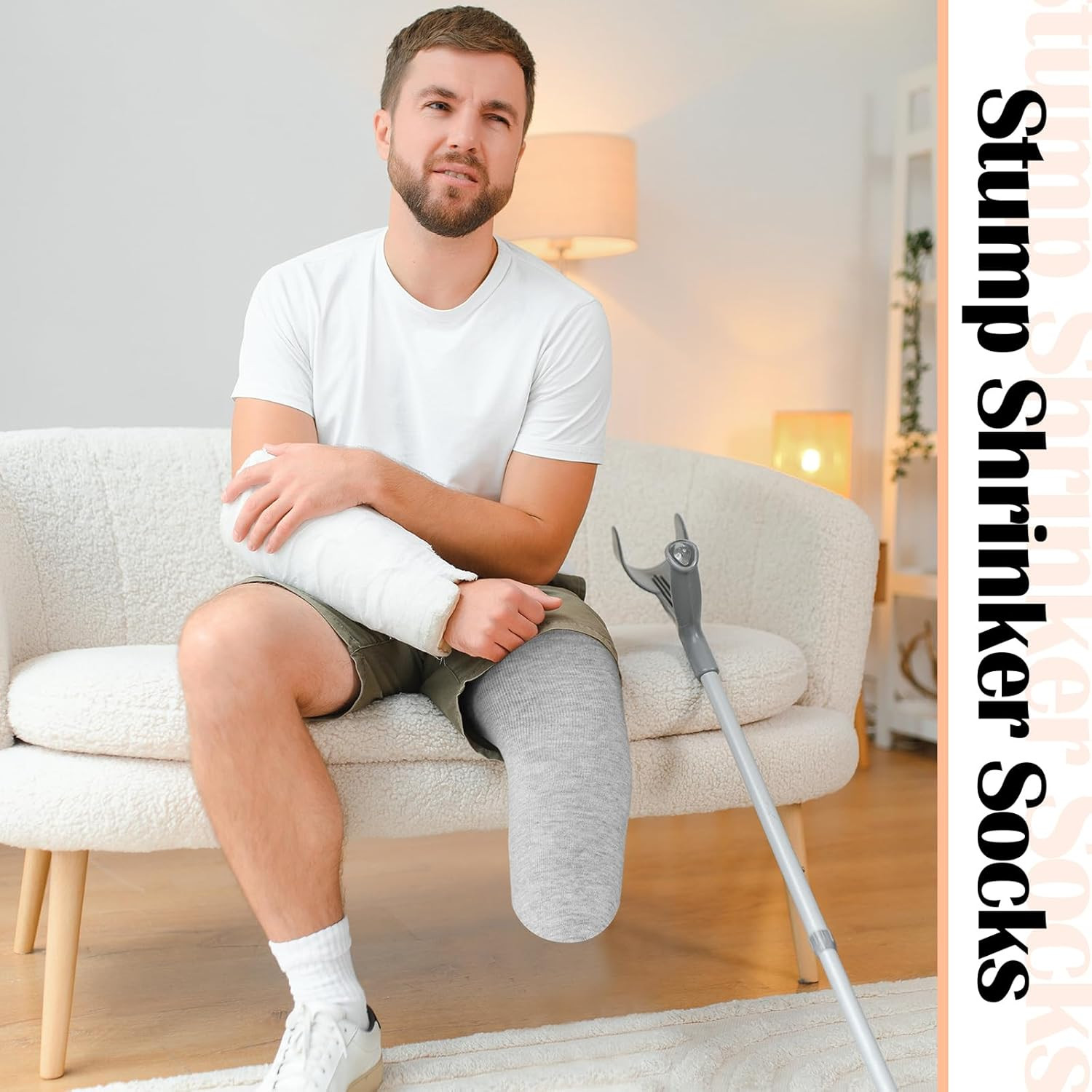 10 Pcs Prosthetic Stump Shrinkers Amputee Socks Stump Shrinker Prosthetic Limb S