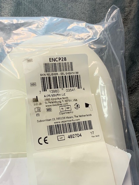 NEW ALPS Skin Reliever-Gel Sheath 3mm ENCP28 clear NIP NIB