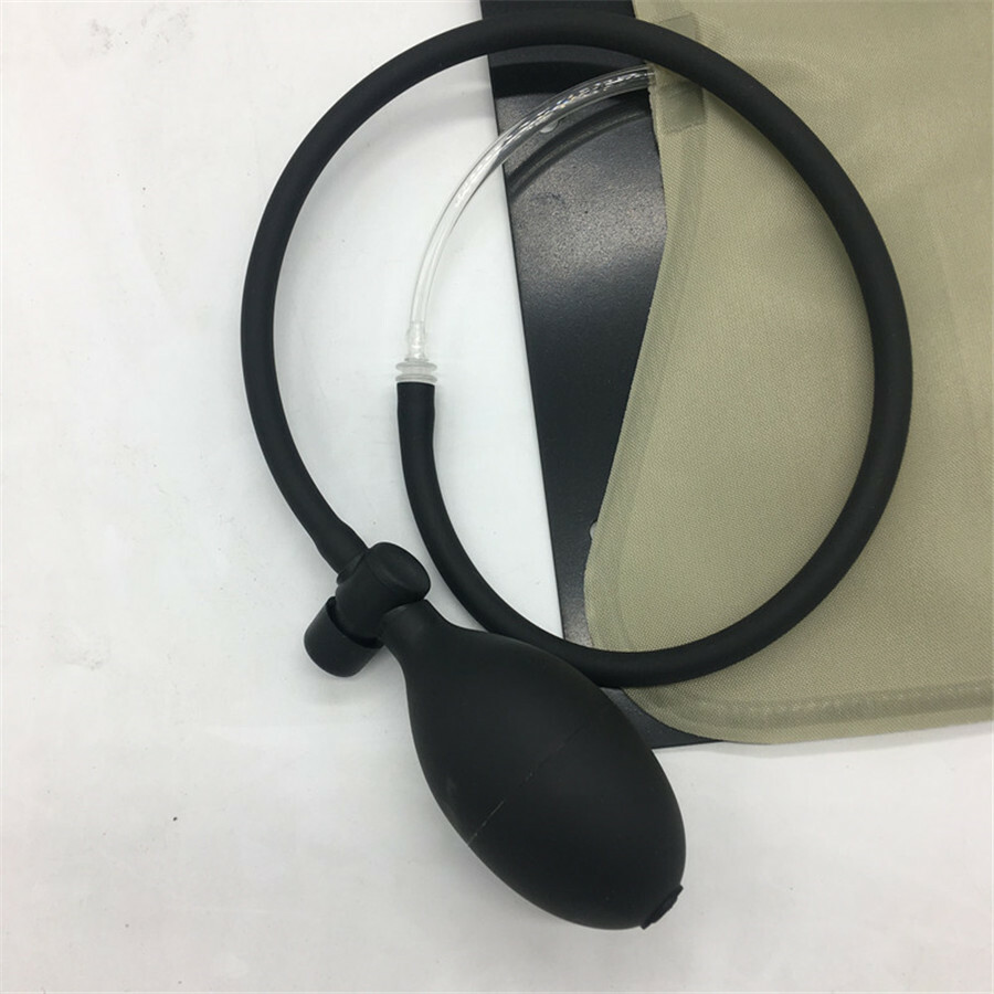 Air Pressure Support Cushion Pillow Lumbar Kits w/Hand Pump Fit For Car Seat