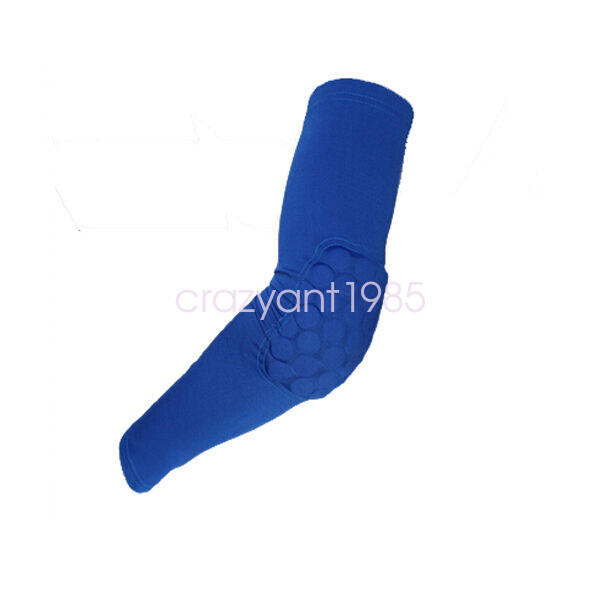Kids Adult Sport Basketball Cycling Padded Arm Hand Elbow Sleeve Brace Support