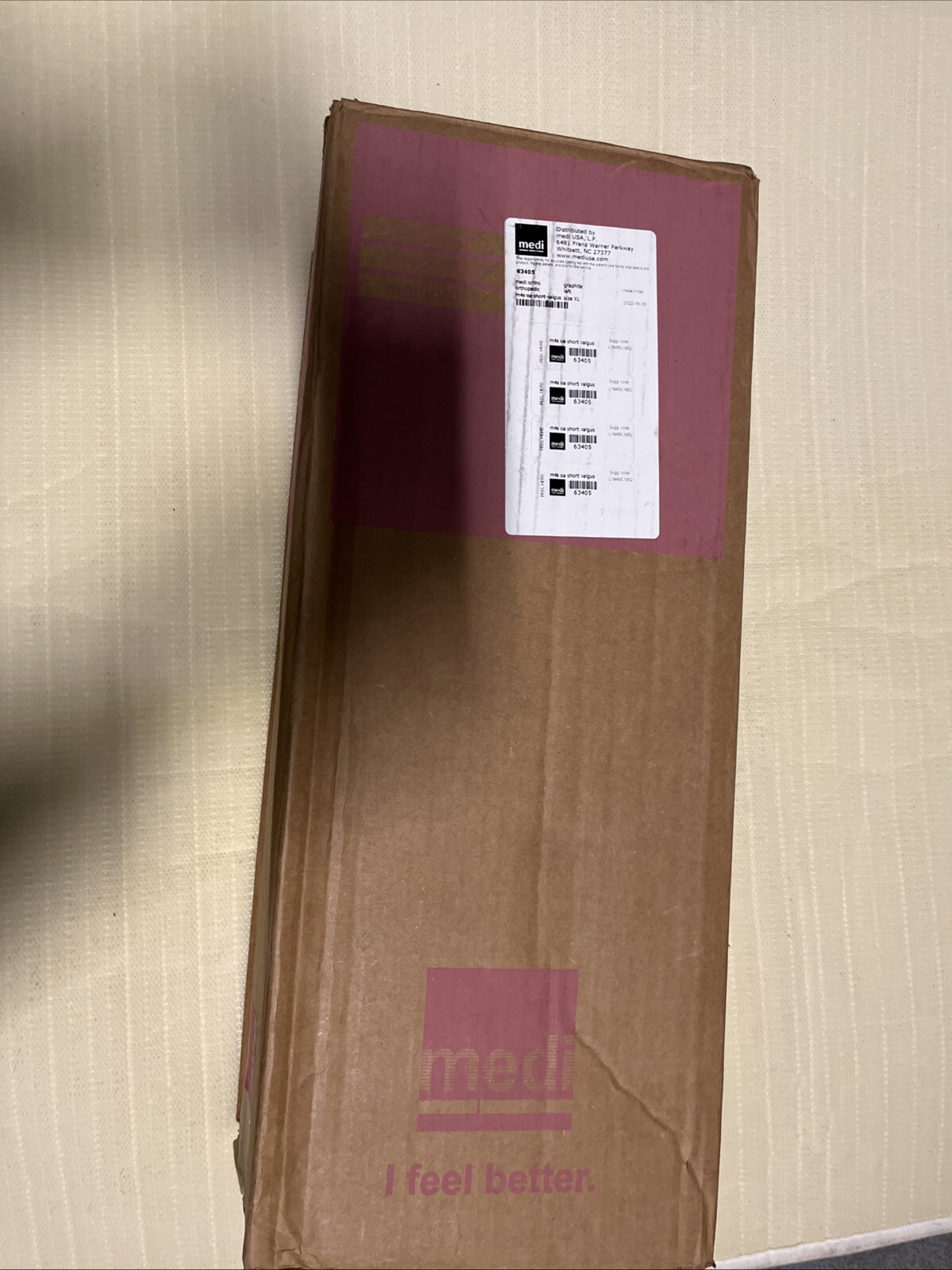 Medi Ortho 63405 Size LEFT Graphite M4S OA SHORT VALGUSE XL