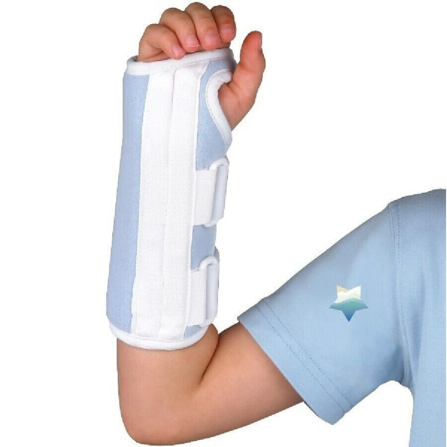 Kids Pediatric Wrist Splint LEFT Hand & Peas Cold Therapy Youth First Aid
