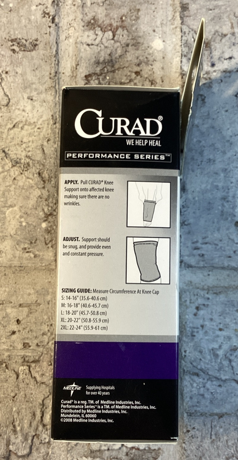 Curad Performance Series Elastic Pull-Over Knee Support, X-Large, 1 ea