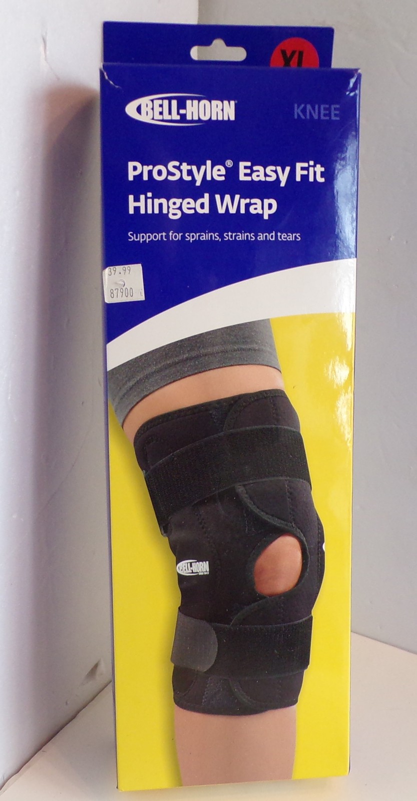 DJO Bell-Horn Pro-Style EZ Fit Hinged Knee Wrap XL -Treats ACL, LCL, MCL, PCL