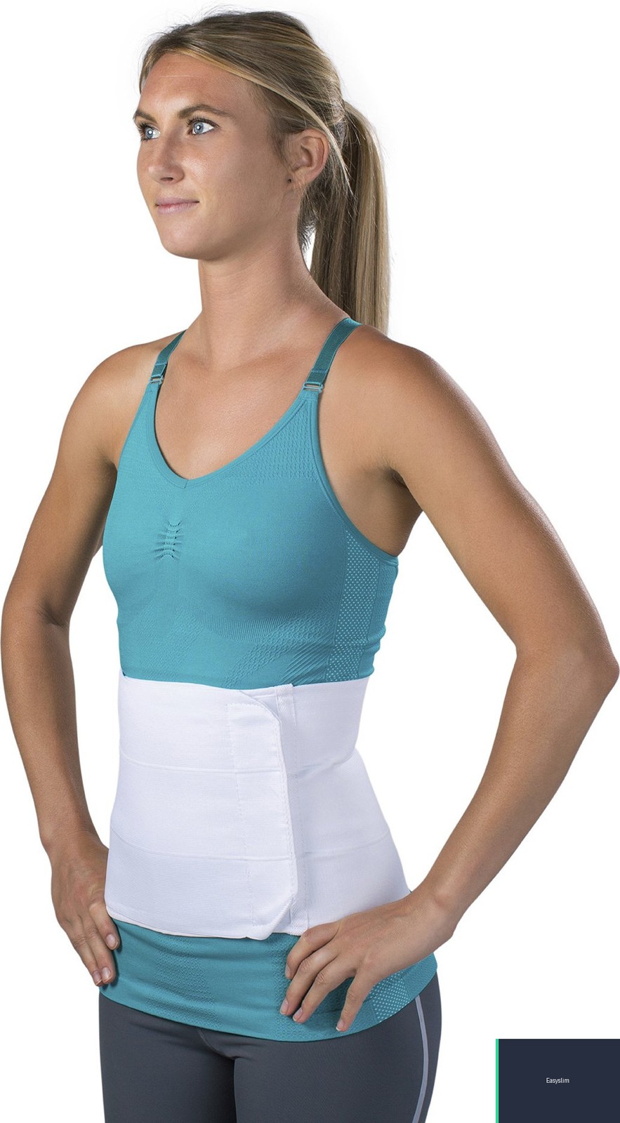 Abdominal Support Binder, 3-Panel Elastic, Small/Medium, 30-45 Inch Waist