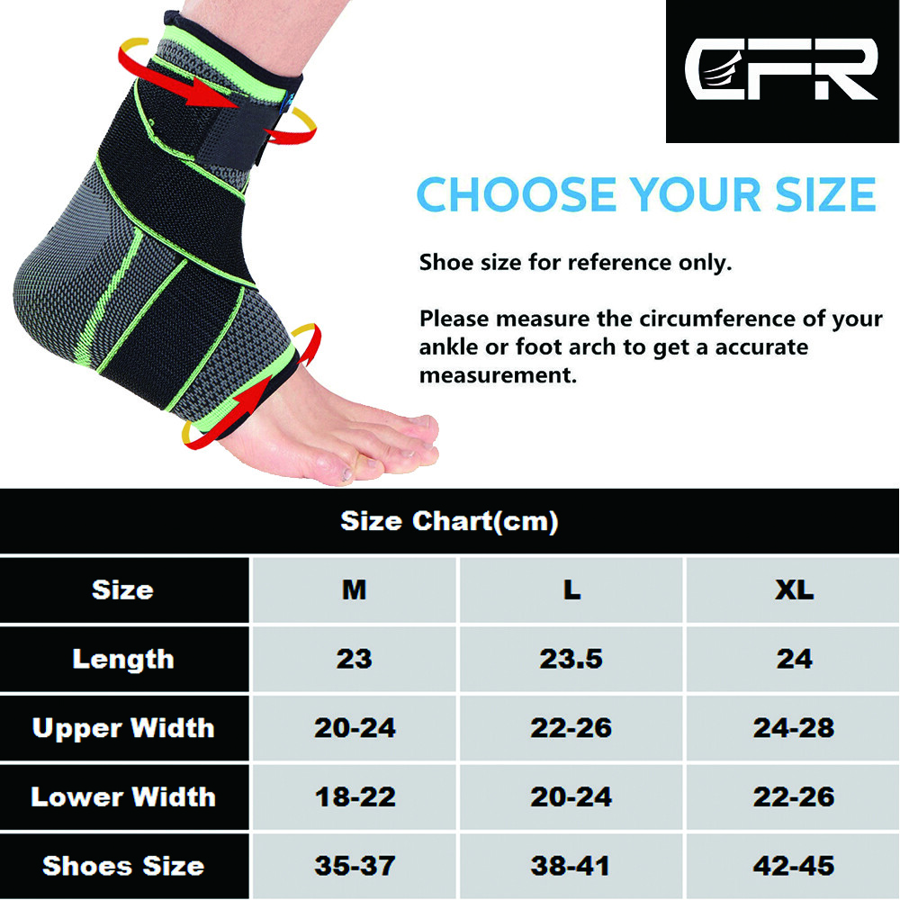 Ankle Support Compression Socks Foot Arch Heel Brace Plantar Fasciitis Bandage