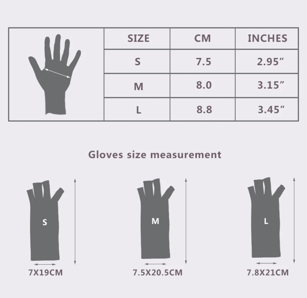 Arthritis Gloves Derived from Bamboo Compression Fingerless Gloves for Men & Wom