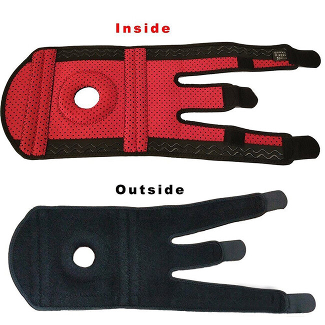 Open Patella Stabilizer Knee Brace Gel Pads Support Joint Pain Arthritis 1x / 2x