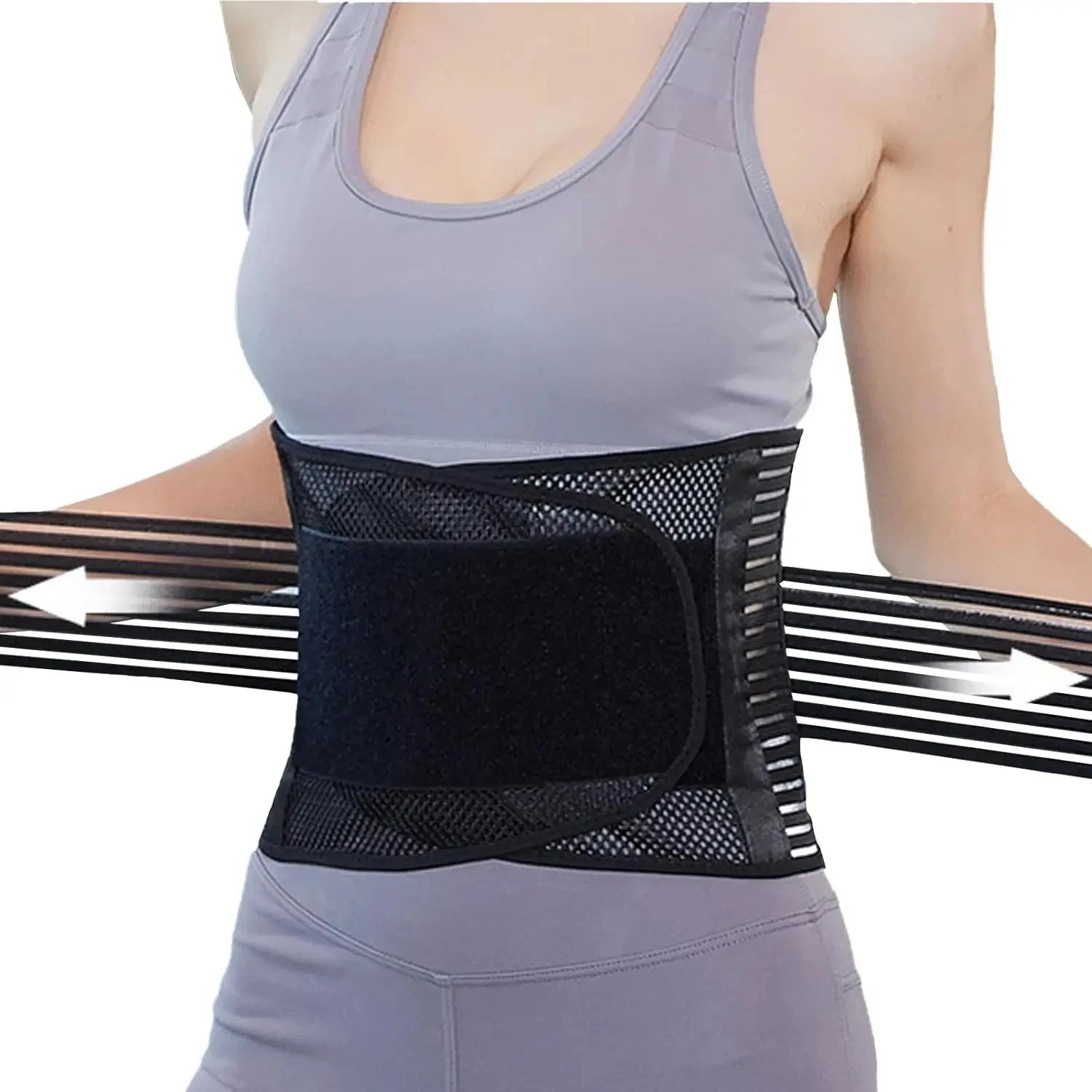 Adjustable Lumbar Support Back Brace Waist Belt Lower Back Support Unisex