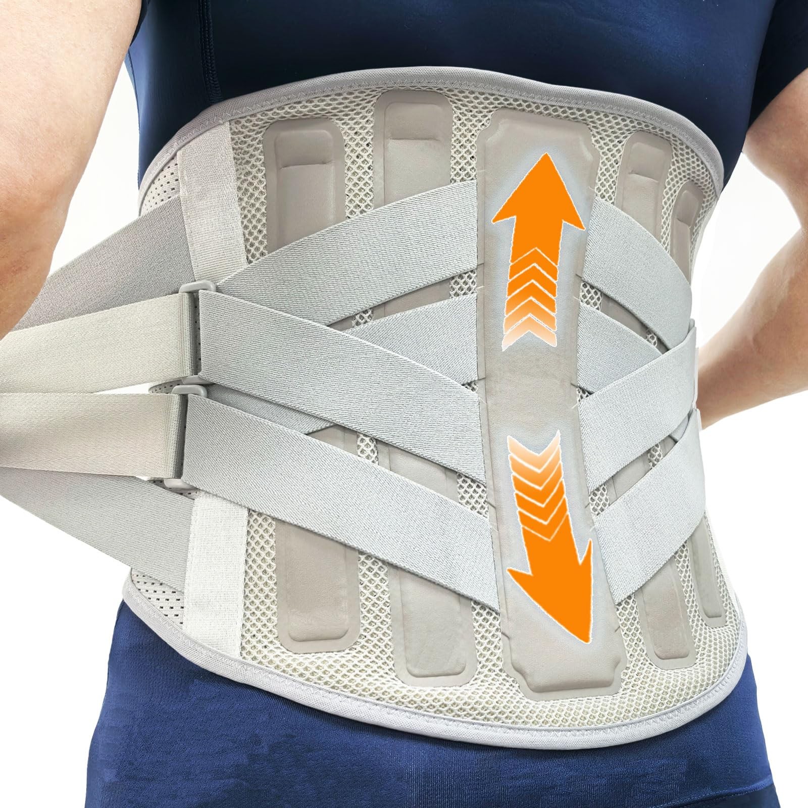 Back Brace for Lower Back Pain Men Women,Lumbar Support Belt with 3-Layer Adj…
