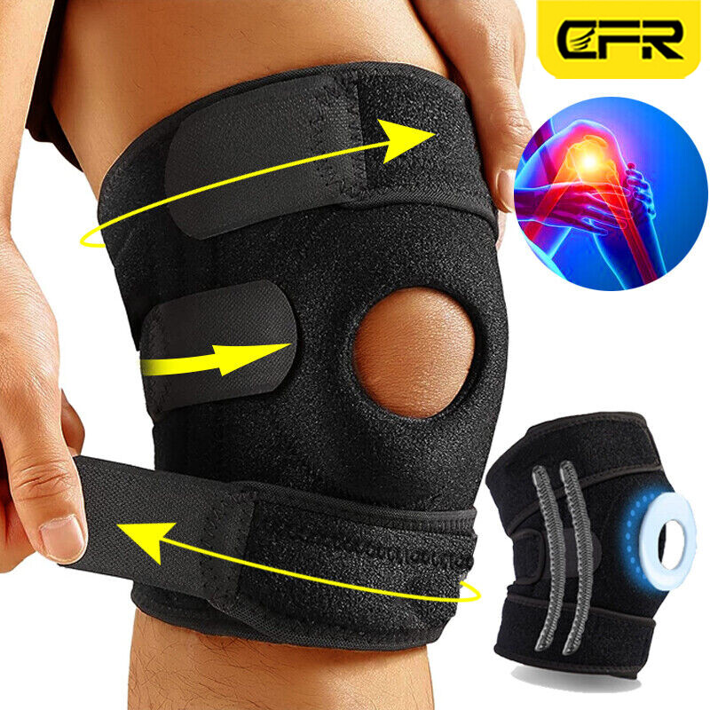 New Patella Knee Sleeve Compression Brace Support Meniscus Pad Sports Joint Pain