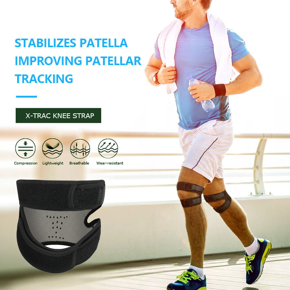 Compression Knee Support Brace Patella Joint Pain Arthritis Relief Sleeve Sports