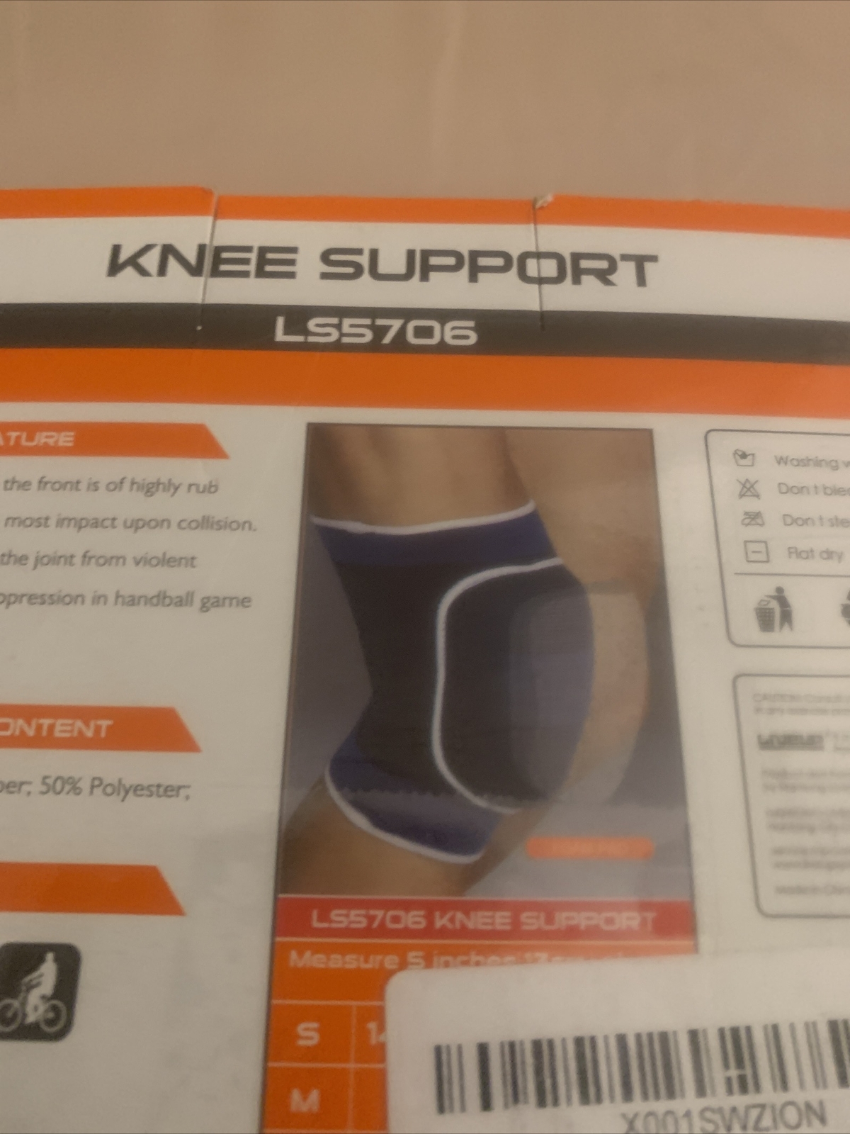 Small Single Blue Knee Brace/Pad For Knee Support NEW