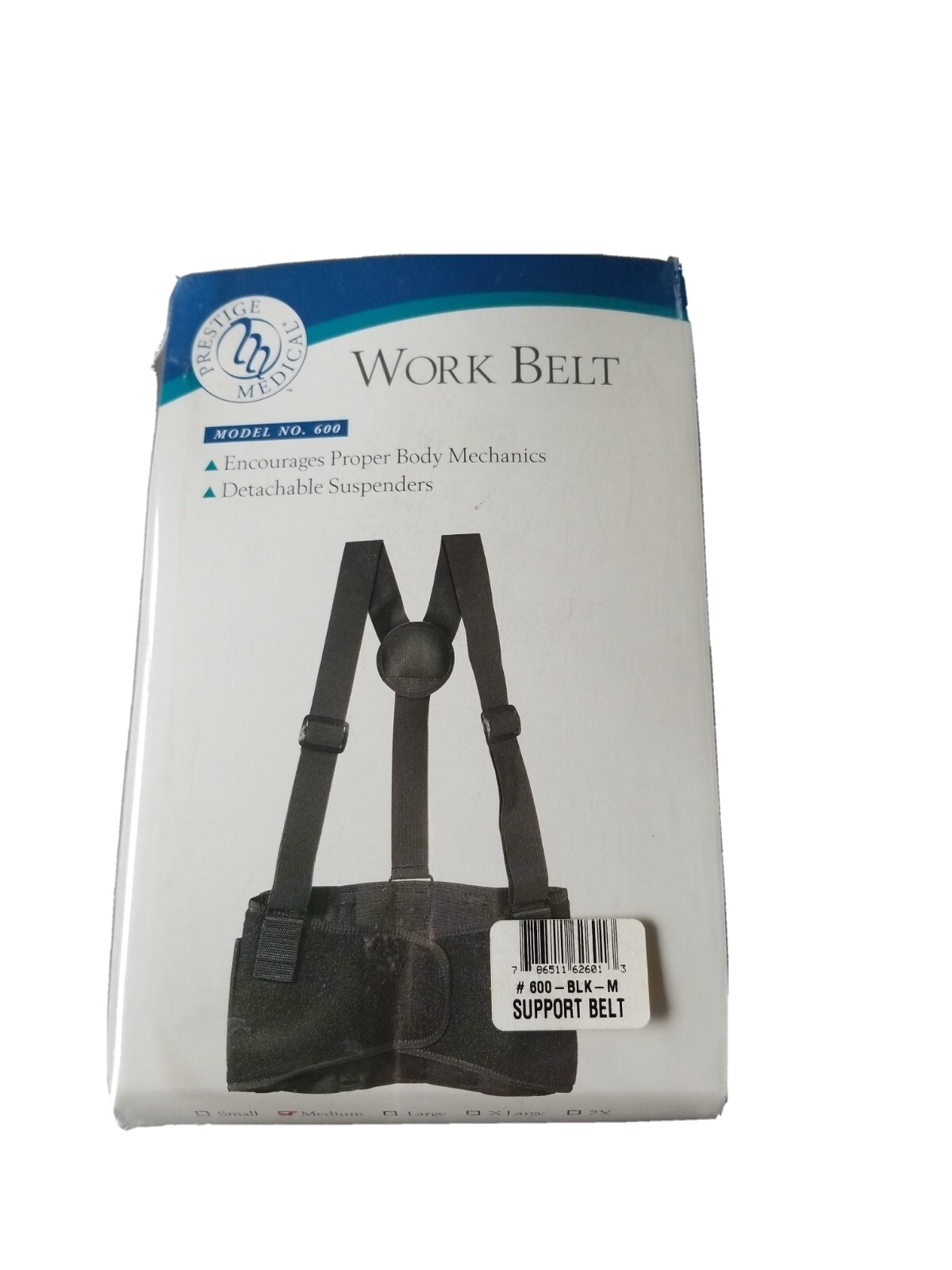 Prestige Medical Lower Back Brace with Suspenders | Lumbar Support |
