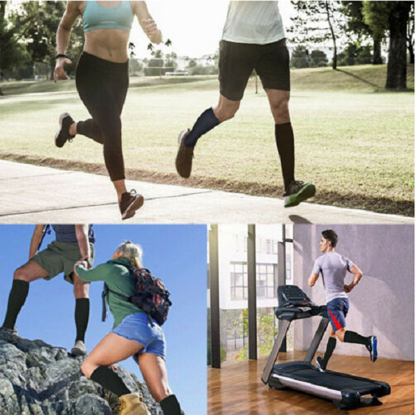 3 Pairs Copper Compression Socks 20-30mmHg Graduated Support Mens Womens S-XXL