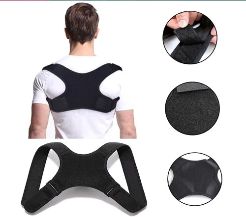 Back Posture Corrector Shoulder Straight Support Brace Belt Therapy Men Women