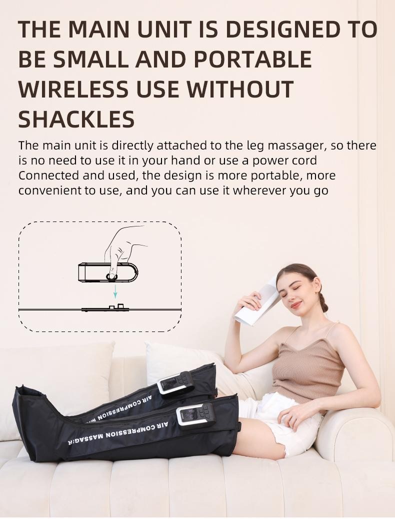 Air Compression Recovery Boots – Professional Leg & Foot Massage for Circulation