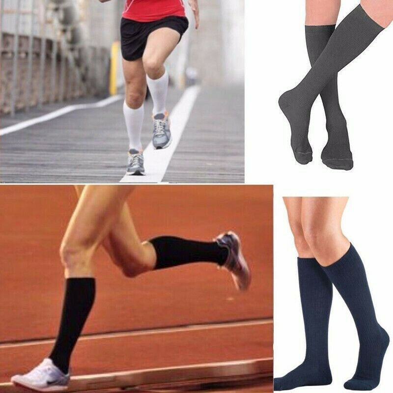 Compression Crew Socks for Women Thin Lightweight (15-20 mmHg) for Support Socks