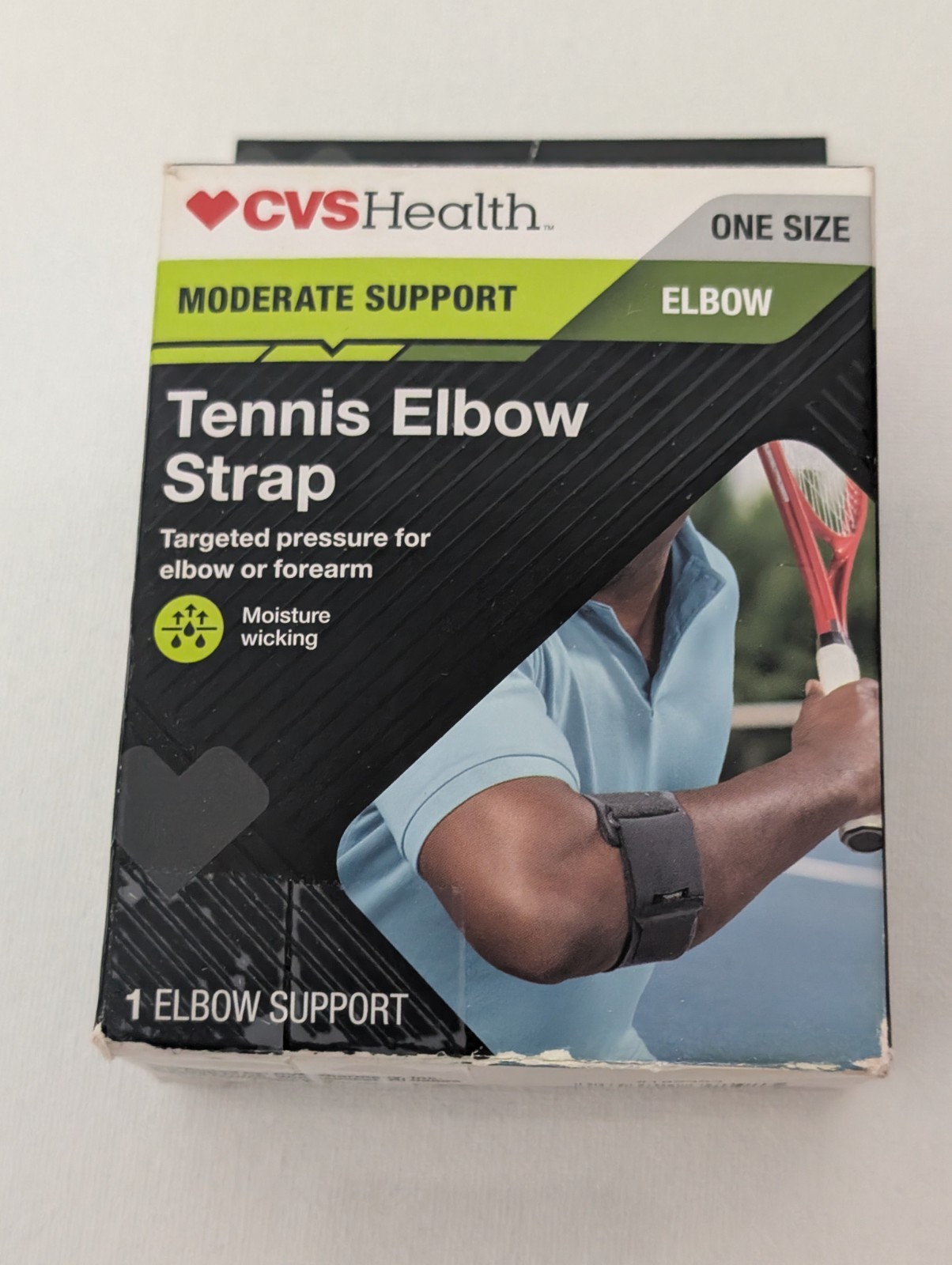 Moderate Support Tennis Elbow Strap One Size Color Grey – Box Damaged