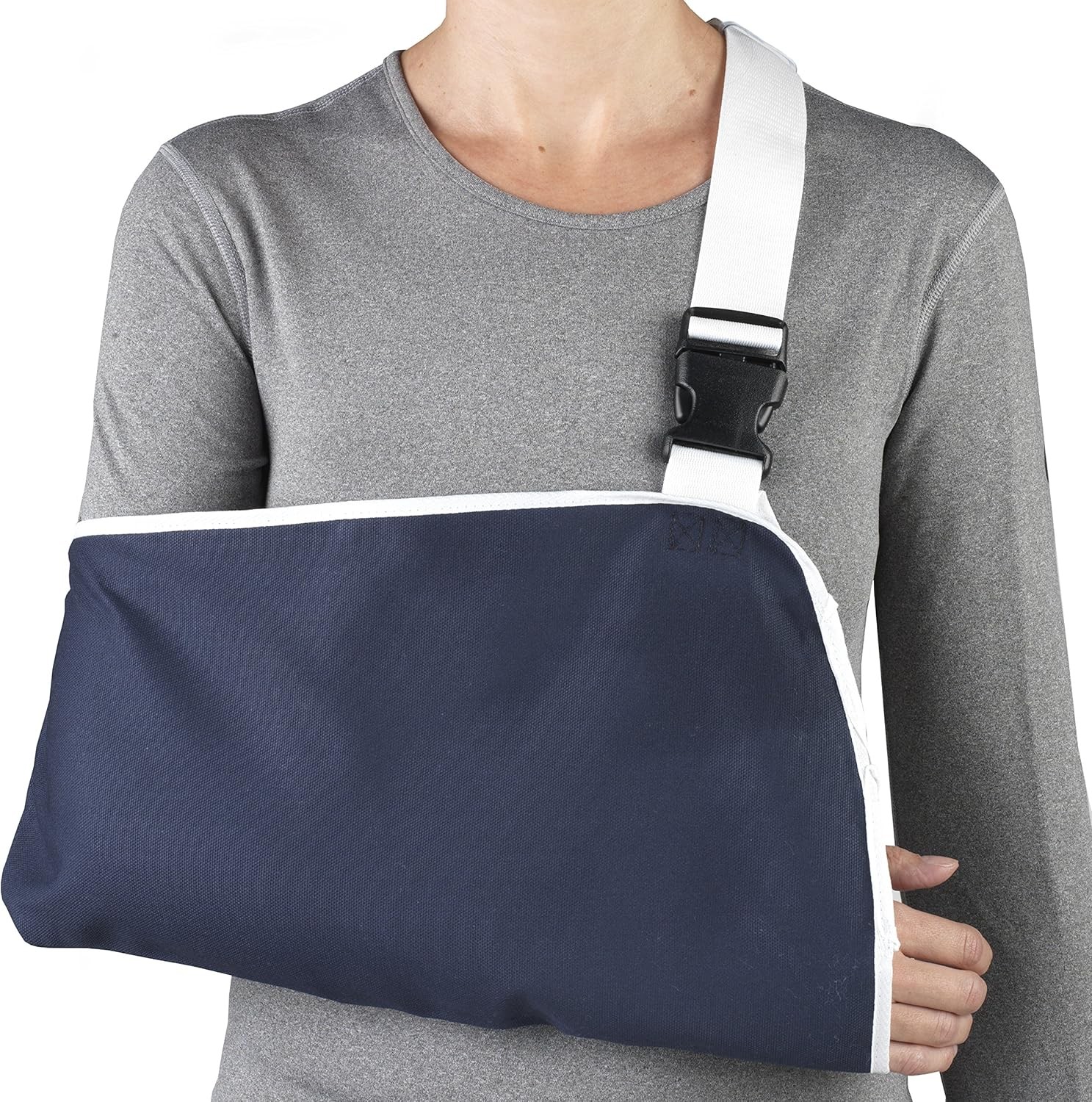 OTC Cradle Arm Sling, Thumb Loop, Reversable Left or Right Shoulder (Navy) Unive