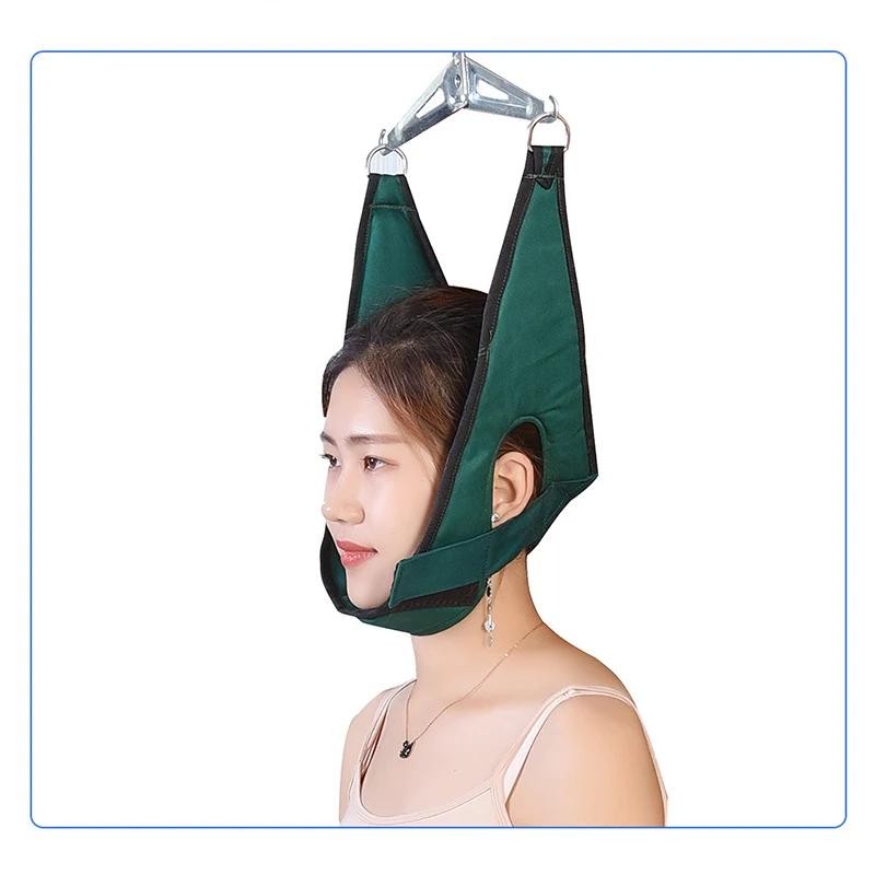 Cervical Neck Traction Device Neck Stretcher Pain Relief Over Door Sleeves Brace