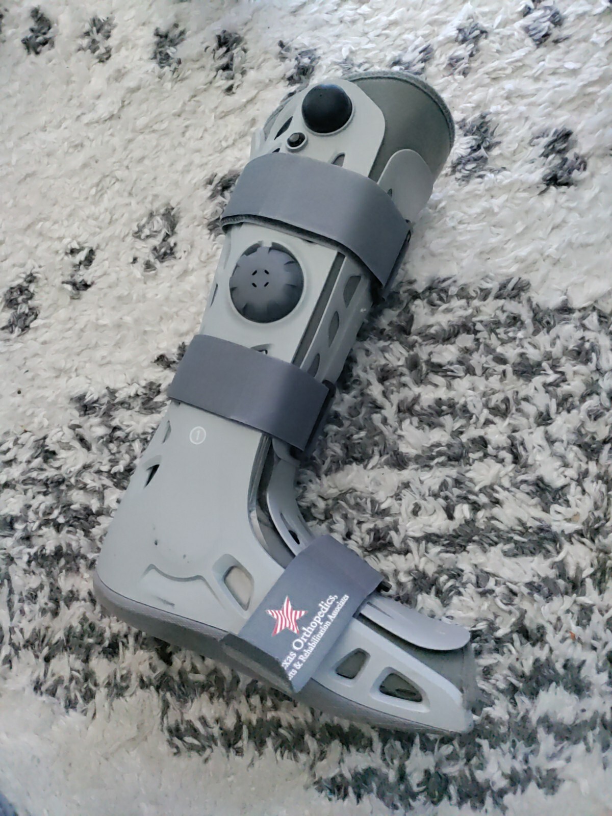 Aircast Airselect Recovery Boot Size Medium Walker Brace Semi Rigid Shell