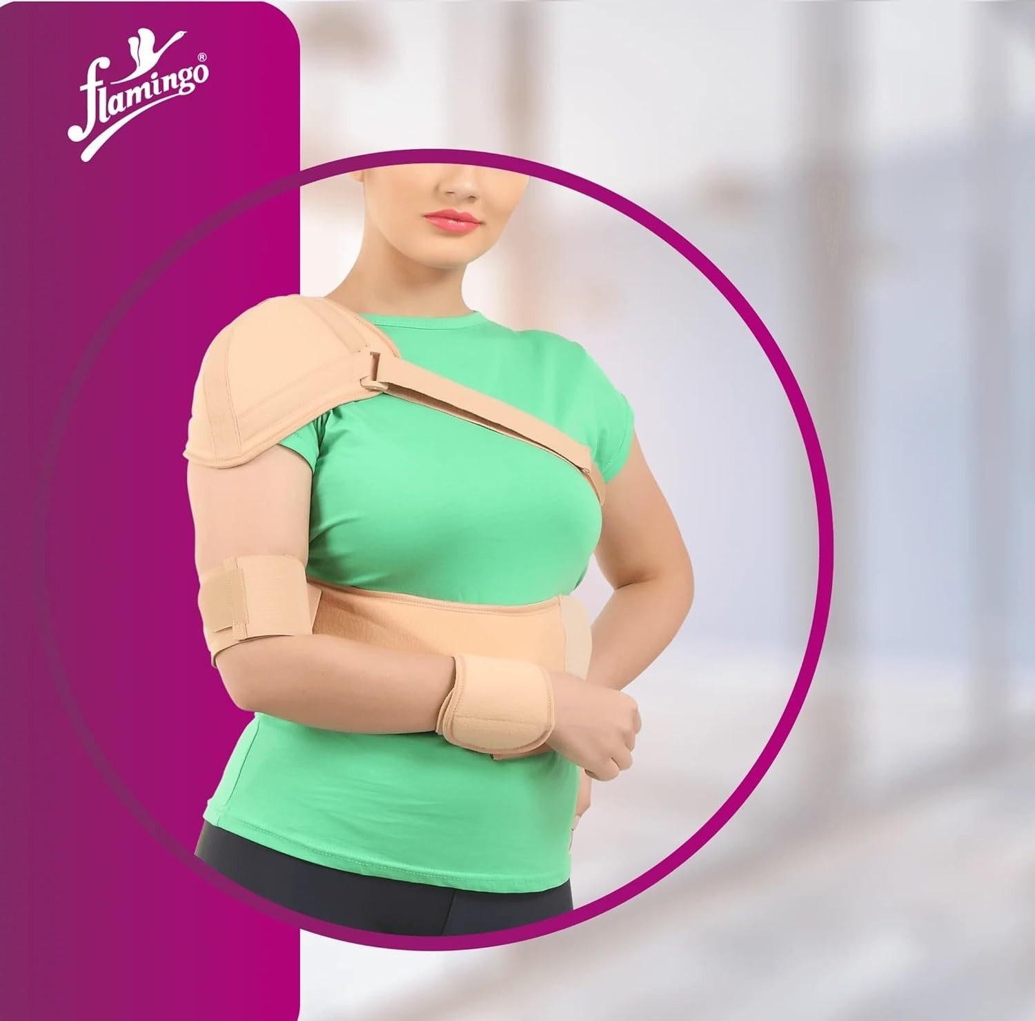 Shoulder Immobilizer with Support Brace | Suitable for Shoulder Brace for Broken