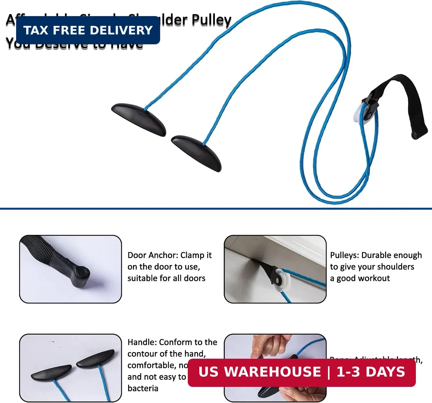Shoulder Pulley Over The Door Physical Therapy System | Over-the-door exercise p