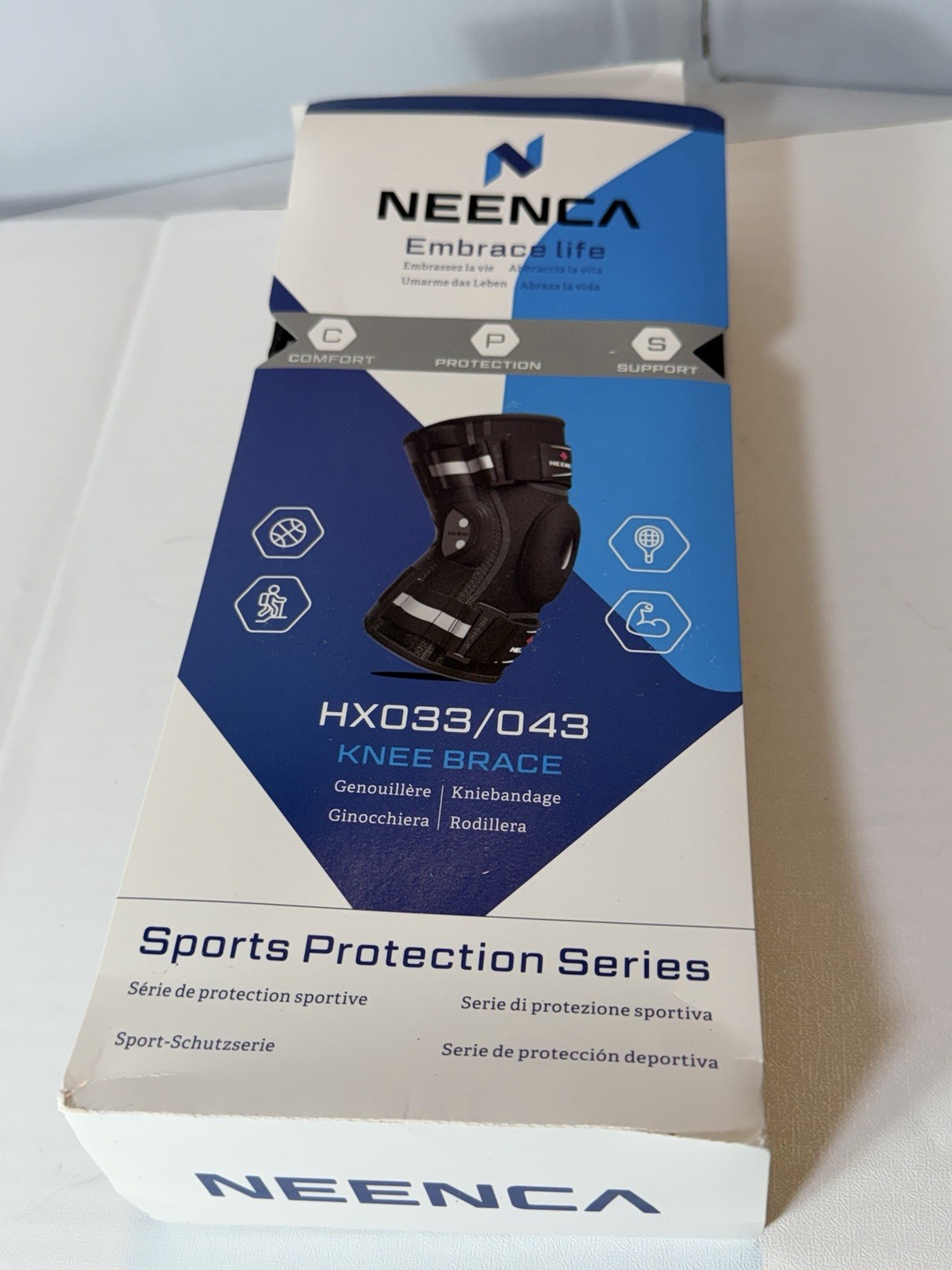 Knee Brace for Knee Pain, Hinged Knee Support Removable Dual Side Stabilizers