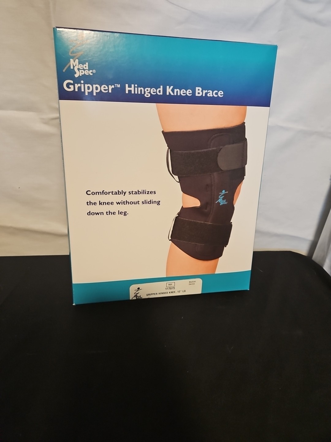 Med Spec Gripper Hinged Knee Brace 12″ Large 117015