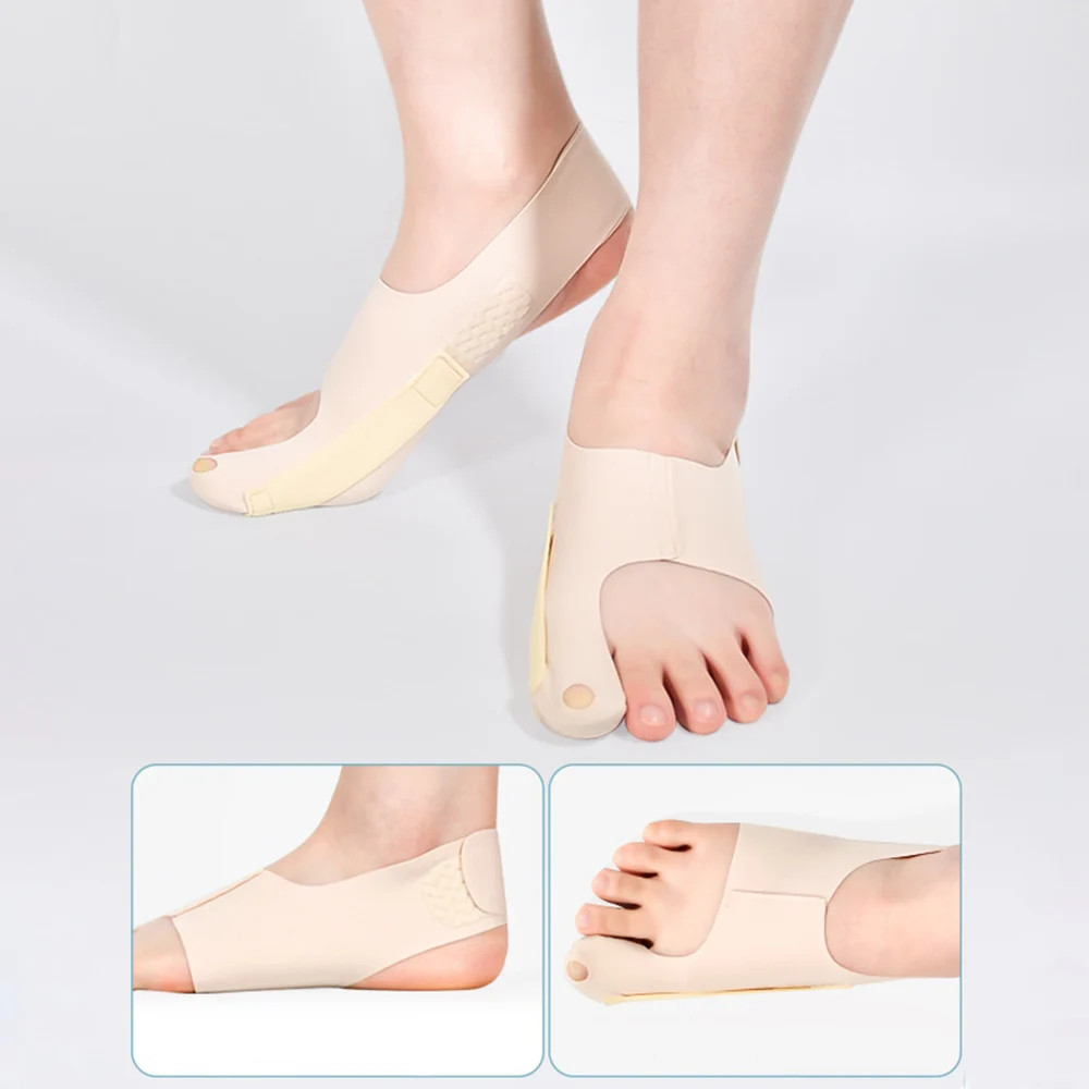 Adjustable Bunion Corrector Sock Toe Separator Pain Relief Foot Tool 1 Pc