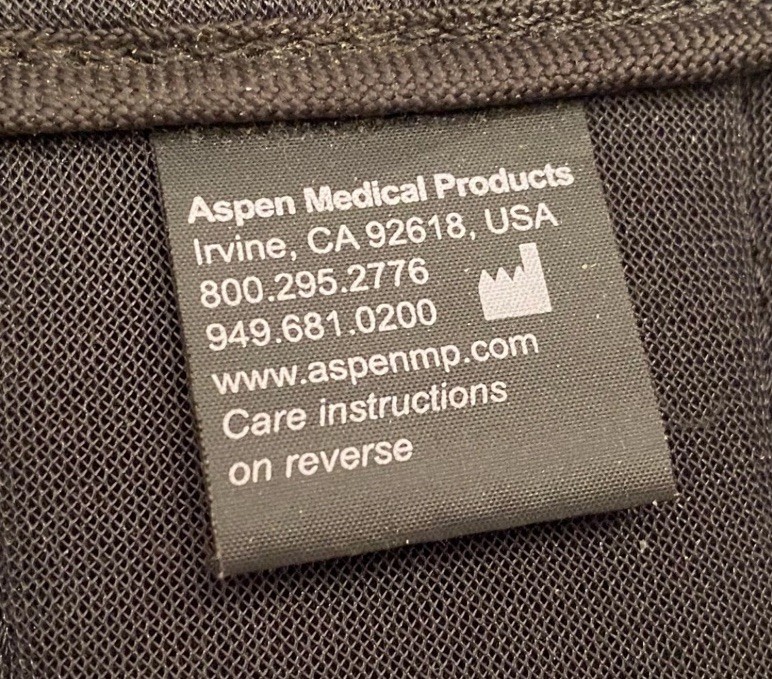 Horizon by Aspen / Breg Unisex Adult 456 TLSO Back Brace Adjustable One Size